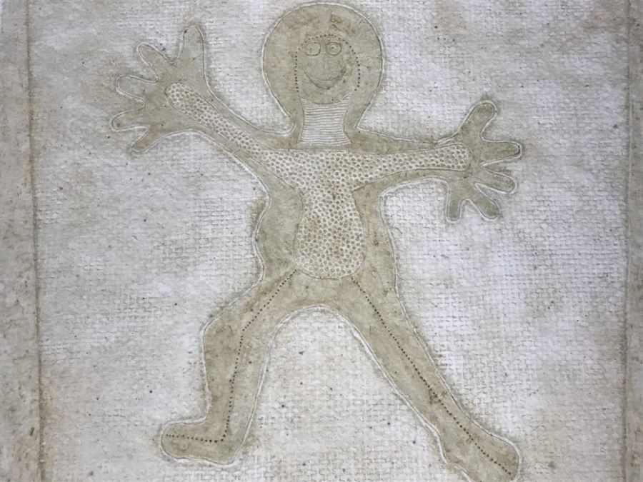 RARE Rufino Tamayo Mixograph On Handmade Paper Titled 'Jumping Child' Limited Edition 57 Of 100 1982 With COA 34' X 31' X 3' - Hand Signed Lower Right Estimate $16,500 - This Item Has A Reserve Price [Photo 7]