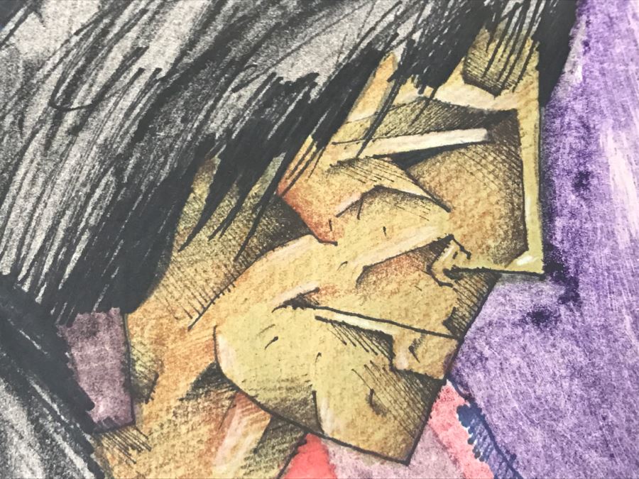 Amado Pena Monotype Signed Lower Middle Untitled-Eta #11 38' X 32' Estimate $1,500 [Photo 11]