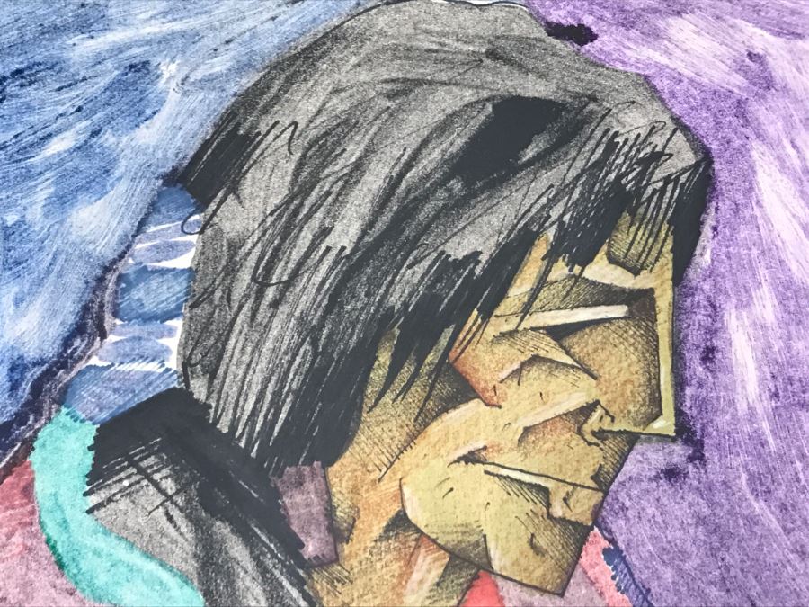 Amado Pena Monotype Signed Lower Middle Untitled-Eta #11 38' X 32' Estimate $1,500 [Photo 10]