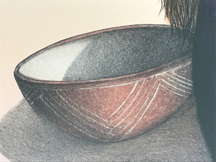 R.C. Gorman Limited Edition Lithograph Titled 'Indian Market' 1984 Signed 106 Of 200 26' X 35' With COA Estimate $4,700 [Photo 9]