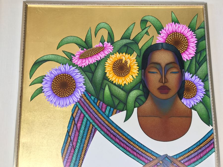 Original Beautiful Painting By Nivia Gonzalez 35' X 41' Estimate $1,000-$1,500 She Recently Passed June 2017 [Photo 4]