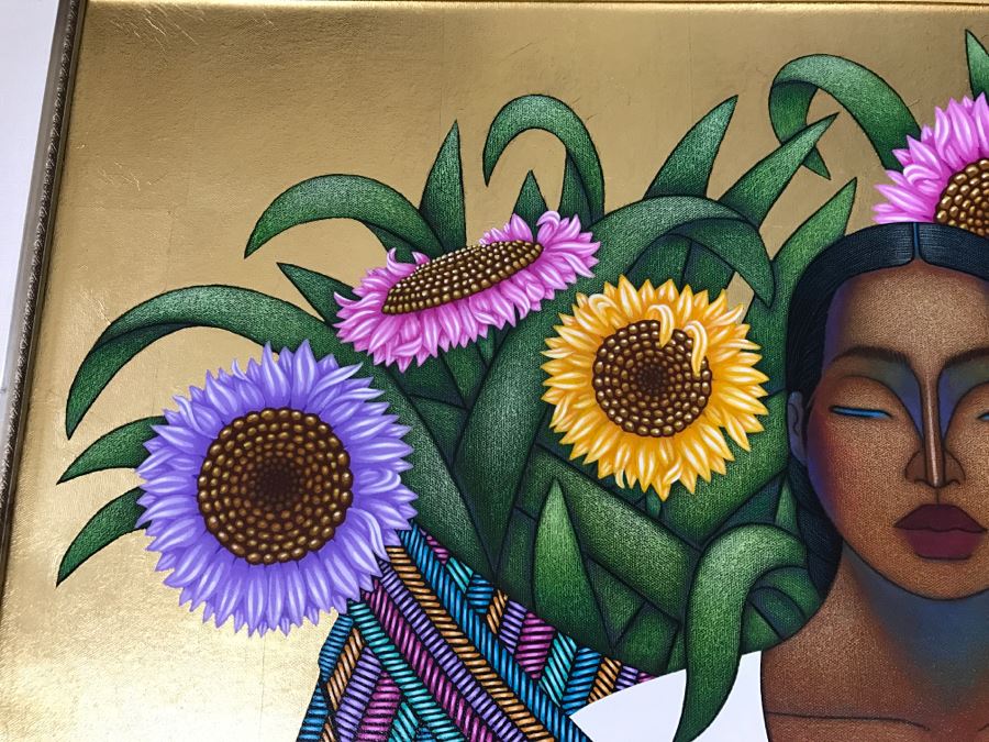 Original Beautiful Painting By Nivia Gonzalez 35' X 41' Estimate $1,000-$1,500 She Recently Passed June 2017 [Photo 9]