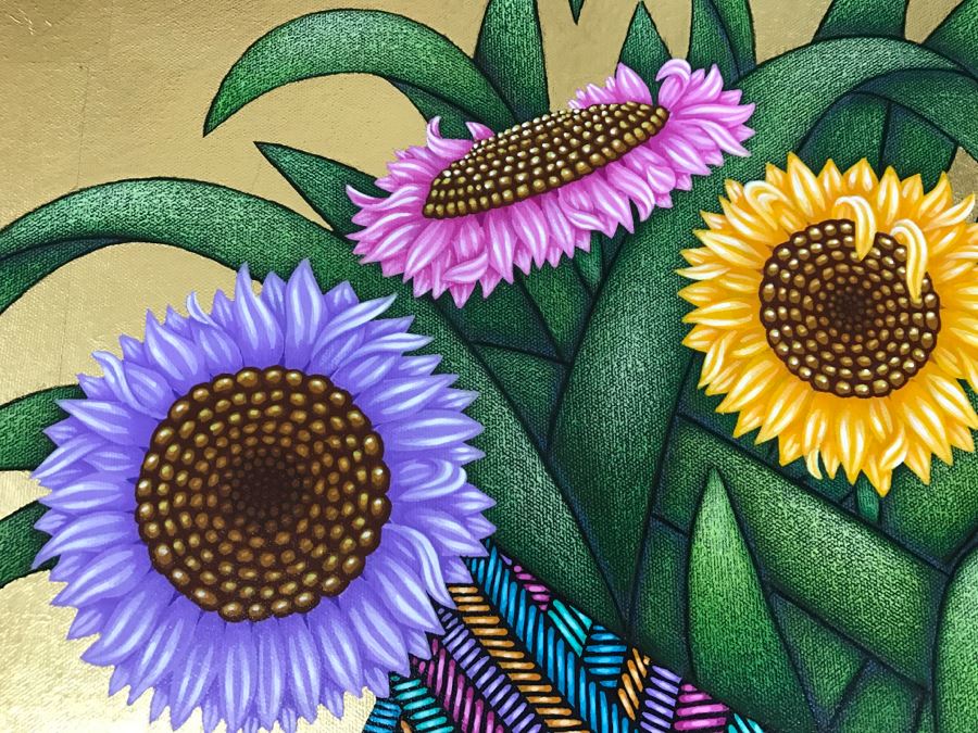 Original Beautiful Painting By Nivia Gonzalez 35' X 41' Estimate $1,000-$1,500 She Recently Passed June 2017 [Photo 10]