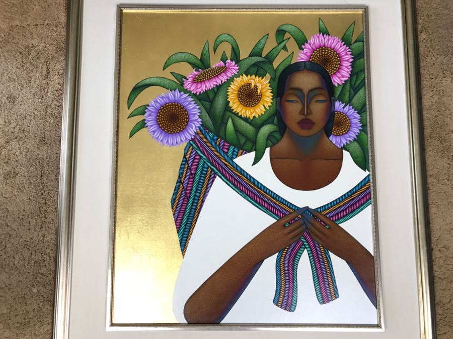 Original Beautiful Painting By Nivia Gonzalez 35' X 41' Estimate $1,000-$1,500 She Recently Passed June 2017 [Photo 3]