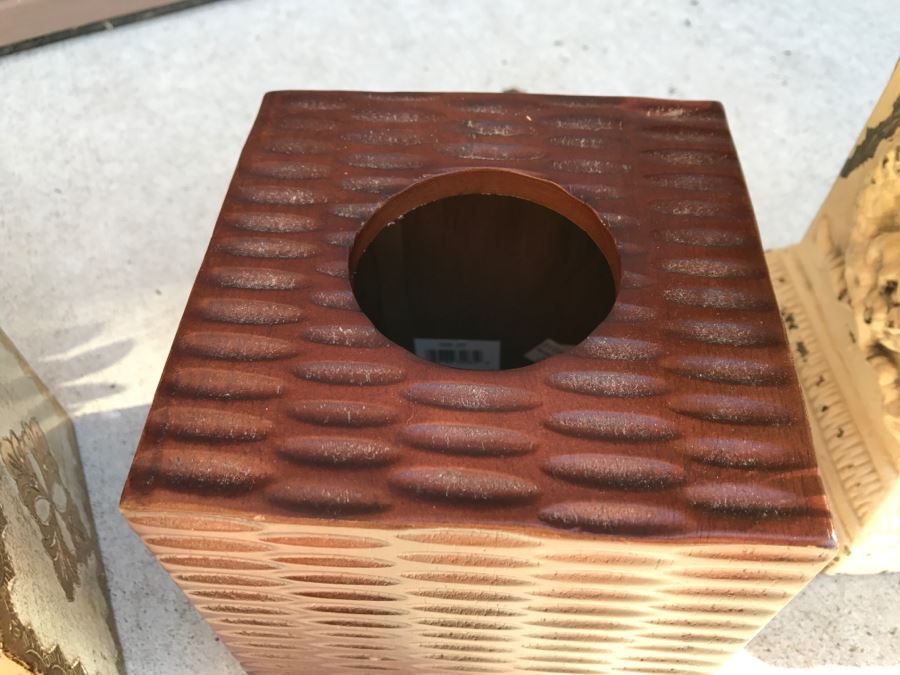 Home Decor Lot Includes A LENOX Pewter Clock [Photo 8]