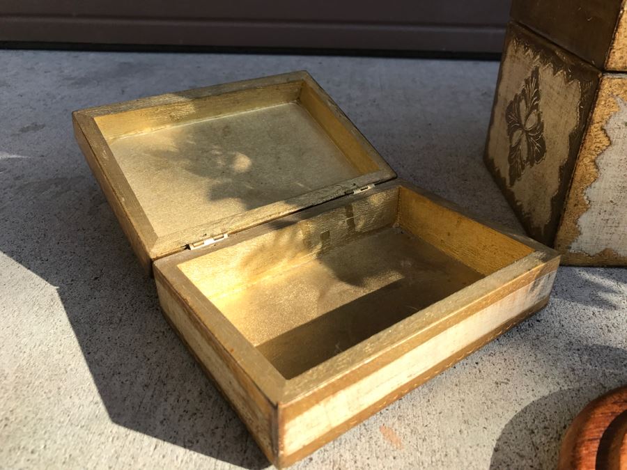 Home Decor Lot Includes A LENOX Pewter Clock [Photo 10]