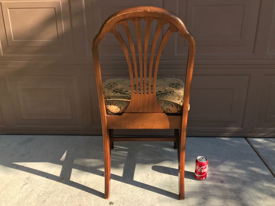 Vintage Upholstered Wooden Chair [Photo 6]
