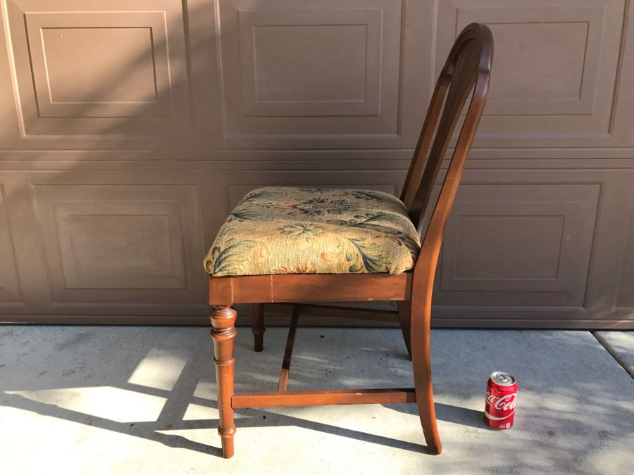 Vintage Upholstered Wooden Chair [Photo 5]