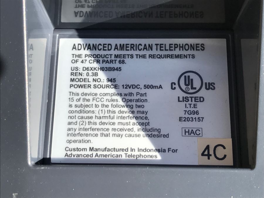 Set Of 3 Business Telephones - Advanced American Telephones [Photo 8]