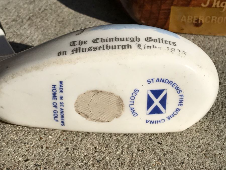 Pair Of Decorative Golf Clubs Abercrombie & Fitch Handmade In St. Andrews Scotland Highlander [Photo 4]