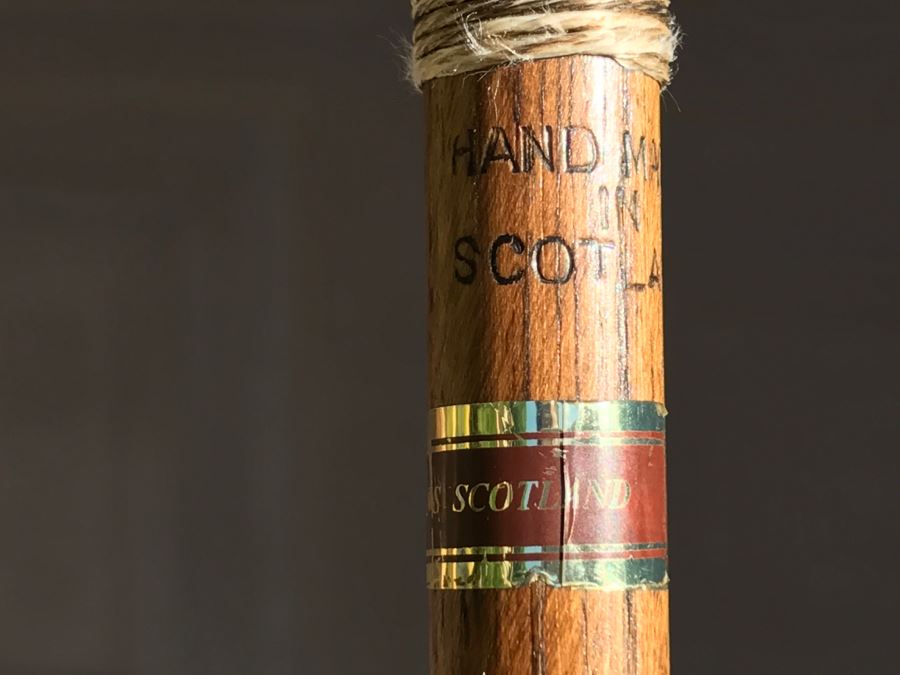 Pair Of Decorative Golf Clubs Abercrombie & Fitch Handmade In St. Andrews Scotland Highlander [Photo 13]