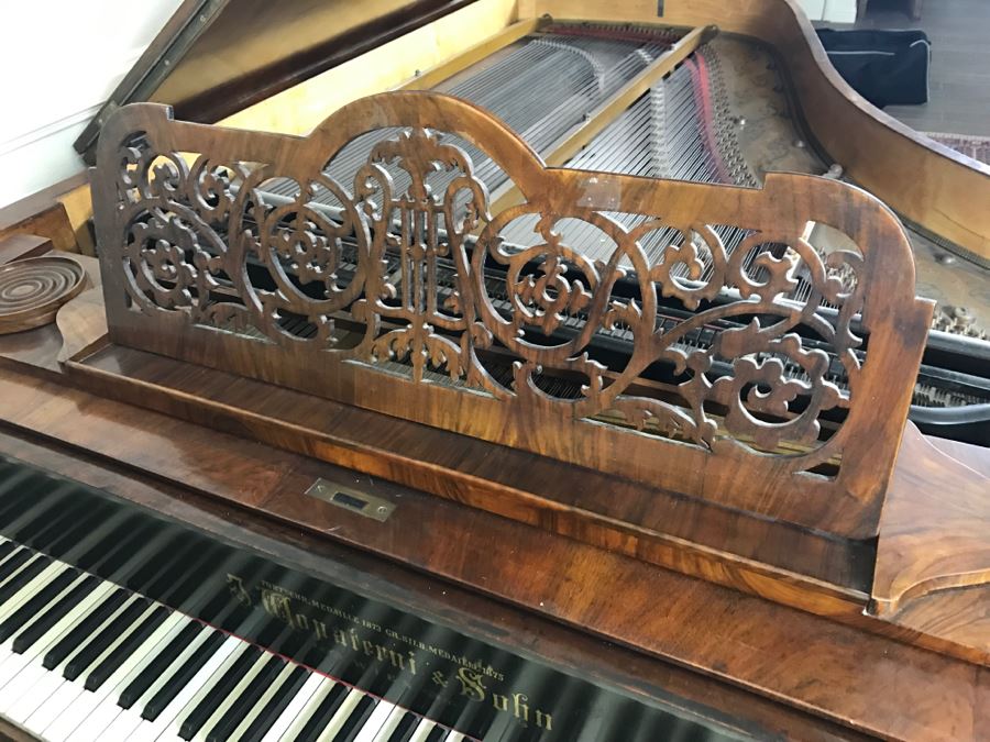  Late 19th Century Baby Grand Piano With Ivory Keys By Wopaterni & Sohn - Vienna, Austria [Photo 27]