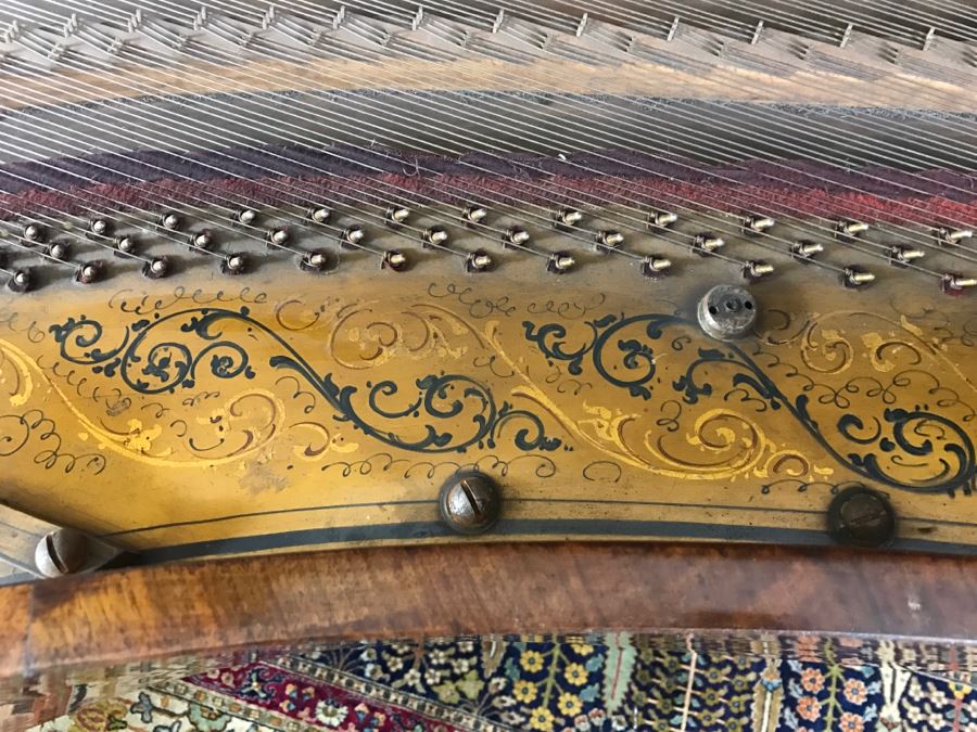  Late 19th Century Baby Grand Piano With Ivory Keys By Wopaterni & Sohn - Vienna, Austria [Photo 17]