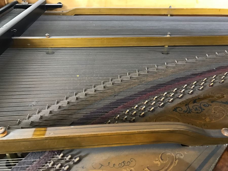  Late 19th Century Baby Grand Piano With Ivory Keys By Wopaterni & Sohn - Vienna, Austria [Photo 25]
