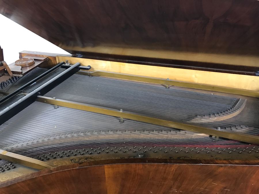  Late 19th Century Baby Grand Piano With Ivory Keys By Wopaterni & Sohn - Vienna, Austria [Photo 19]
