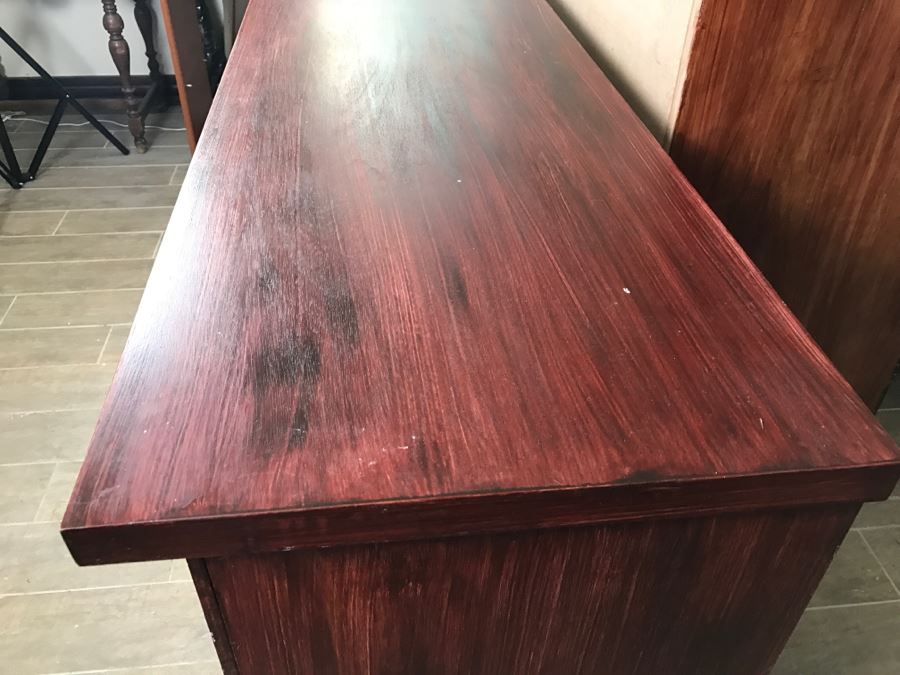 Painted Mid-Century Modern 8 Drawer Dresser By L.A. Period Furniture [Photo 8]