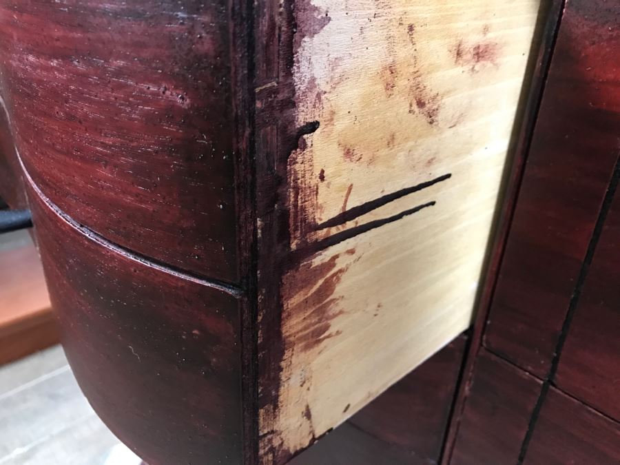 Painted Mid-Century Modern 8 Drawer Dresser By L.A. Period Furniture [Photo 4]