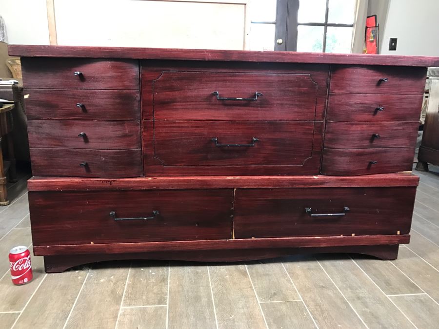 Painted Mid-Century Modern 8 Drawer Dresser By L.A. Period Furniture [Photo 12]