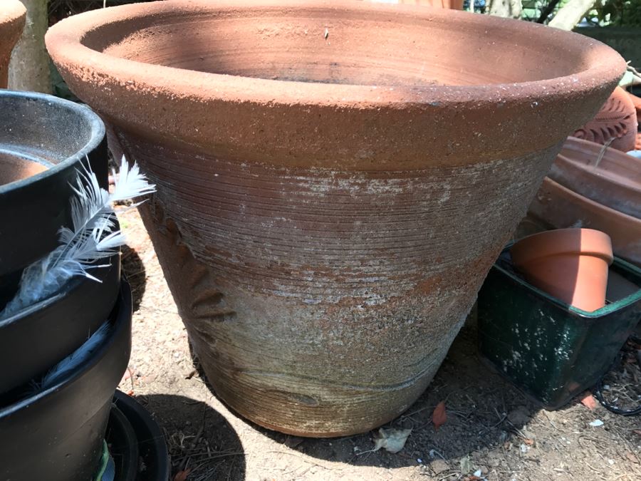 Huge Outdoor Plant Pot Lot - Over 24 Pots - See All Photos [Photo 3]