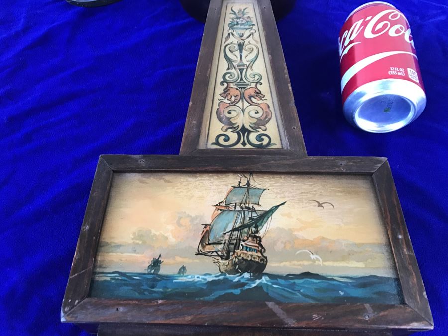 Antique E Ingraham Co 8 Day Banjo Clock [Photo 9]