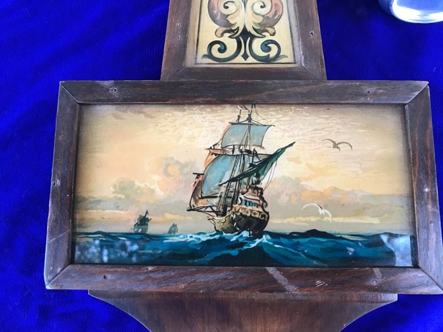 Antique E Ingraham Co 8 Day Banjo Clock [Photo 7]