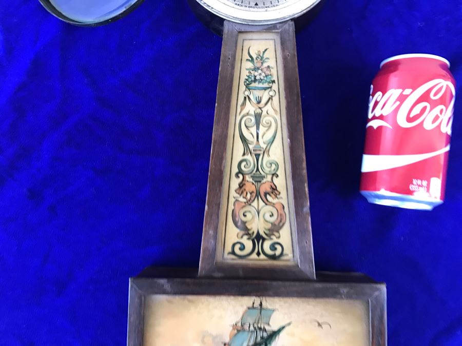 Antique E Ingraham Co 8 Day Banjo Clock [Photo 6]