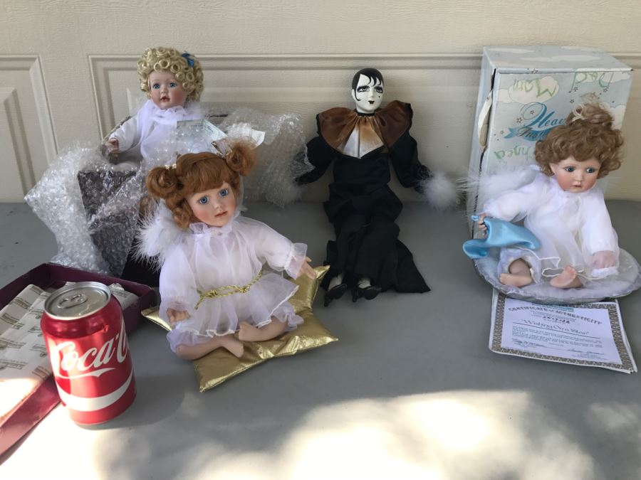 Collection Of 4 Dolls - 3 Dolls Are Ashton-Drake Galleries Dolls [Photo 1]