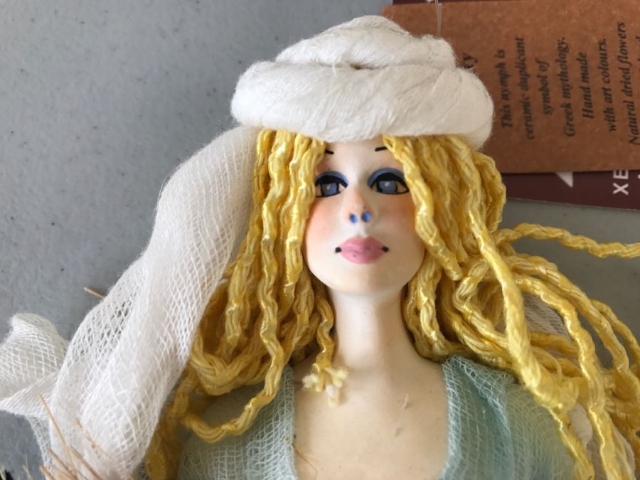 Greek Hand Made Nymph Doll Serenity - Hellenic Handcrafted Creations [Photo 2]
