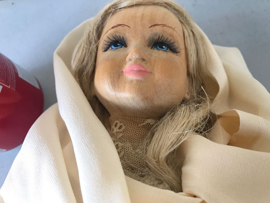 Francesco Rispoli Hand Carved And Hand Painted Wooden Doll Rome Italy [Photo 4]