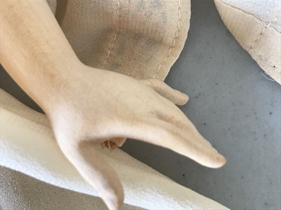 Francesco Rispoli Hand Carved And Hand Painted Wooden Doll Rome Italy [Photo 6]