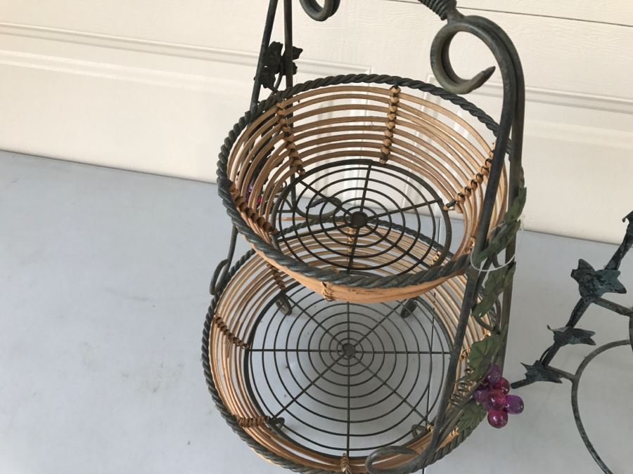 Pair Of Metal Kitchen Tiered Stands [Photo 4]