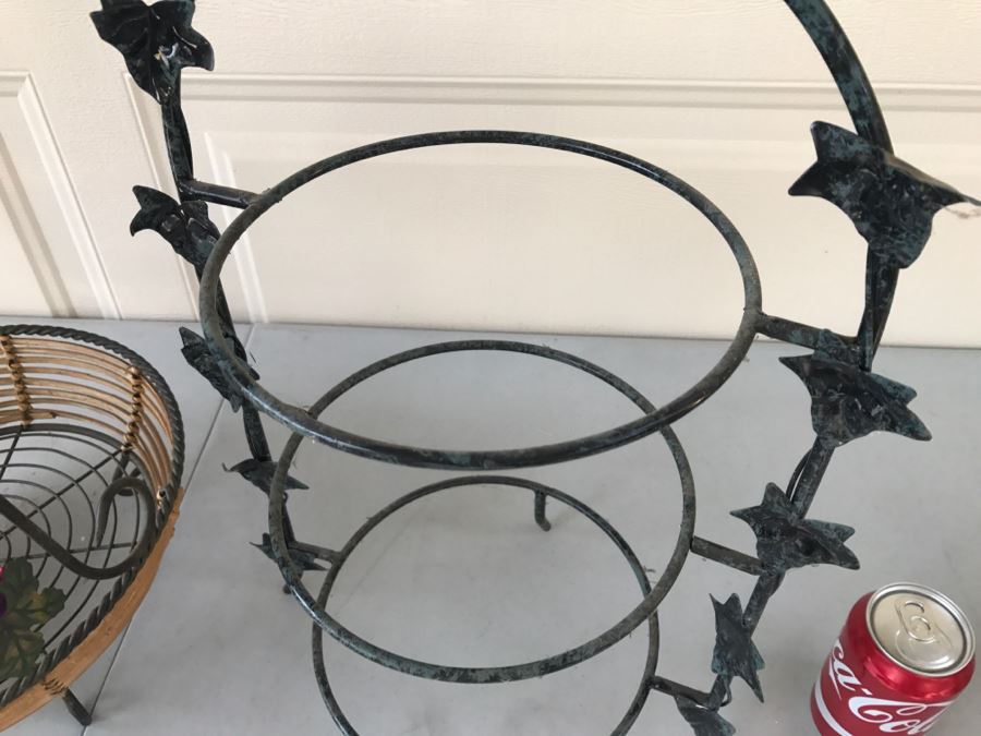 Pair Of Metal Kitchen Tiered Stands [Photo 6]