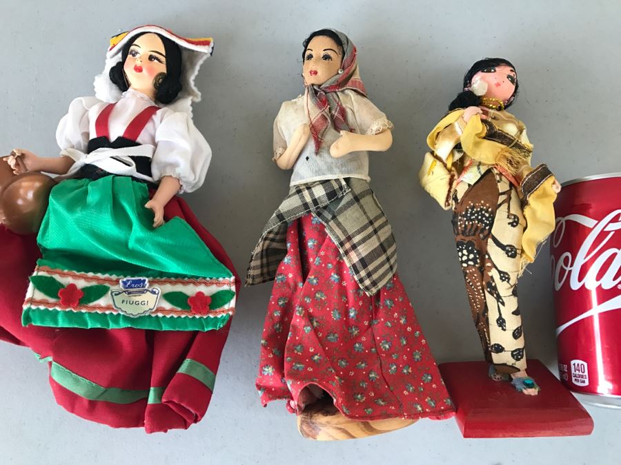 Set Of 3 Vintage International Dolls Including Eros 'Fiuggi' Doll [Photo 8]