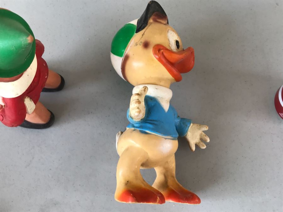 Vintage Italian LEDRA Vinyl Toys 1962 Louie Walt Disney Productions And Pinocchio [Photo 12]