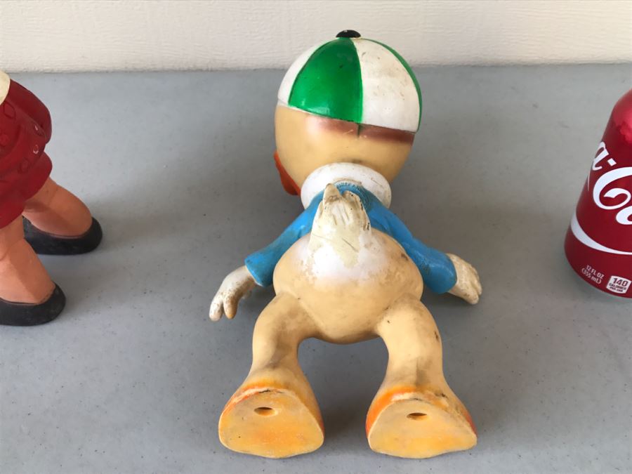 Vintage Italian LEDRA Vinyl Toys 1962 Louie Walt Disney Productions And Pinocchio [Photo 10]
