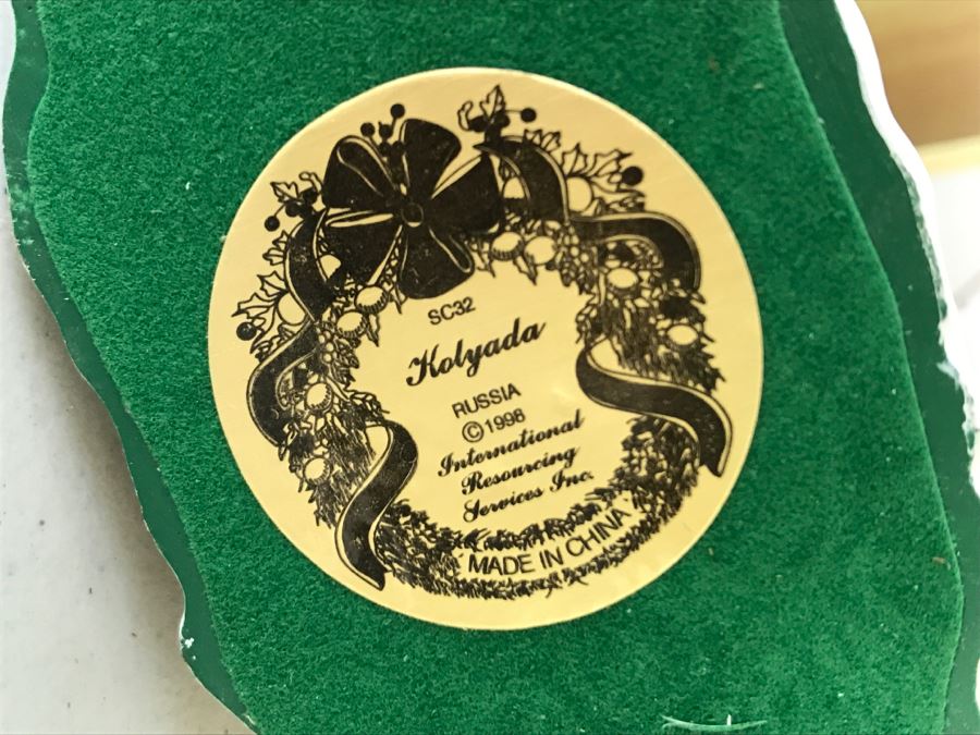 Set Of 13 The International Santa Claus Collection Decorations In Boxes [Photo 14]