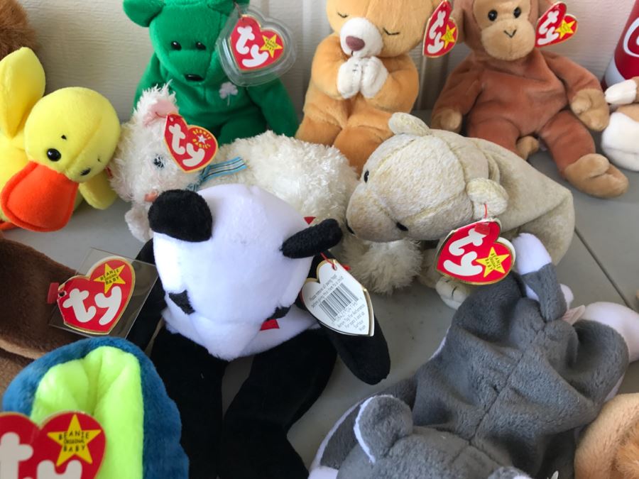 Huge Collection Of Ty Beanie Baby Dolls