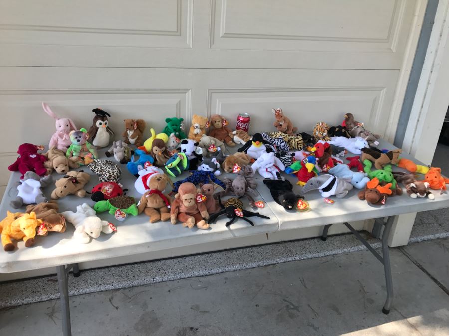 Huge Collection Of Ty Beanie Baby Dolls