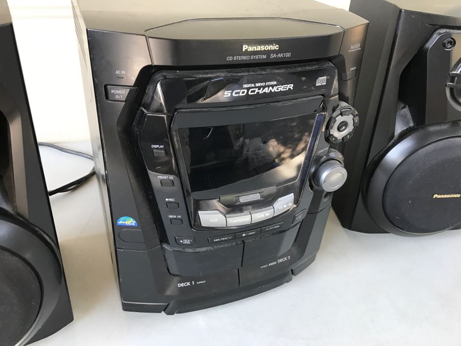 Panasonic CD Stereo System Model No SA-AK100 [Photo 2]