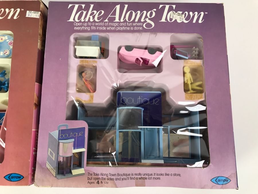 (6) New Doll House Furniture Sets + (2) New Take Along Town Sets [Photo 15]