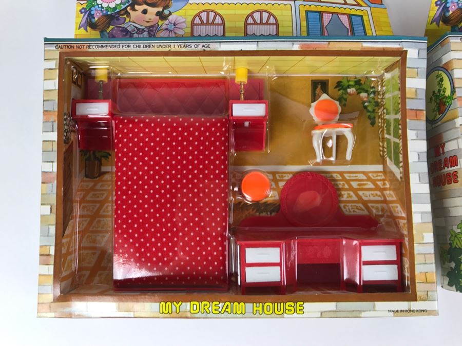 (6) New Doll House Furniture Sets + (2) New Take Along Town Sets [Photo 12]