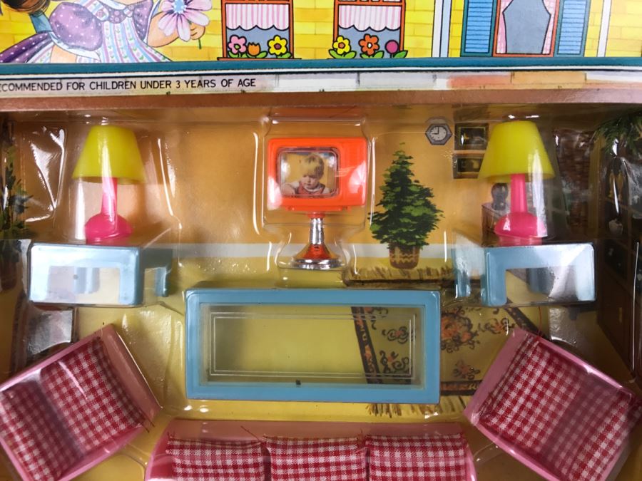 (6) New Doll House Furniture Sets + (2) New Take Along Town Sets [Photo 6]