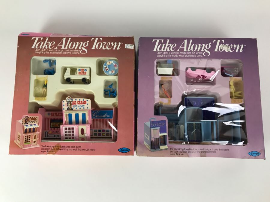 (6) New Doll House Furniture Sets + (2) New Take Along Town Sets [Photo 2]
