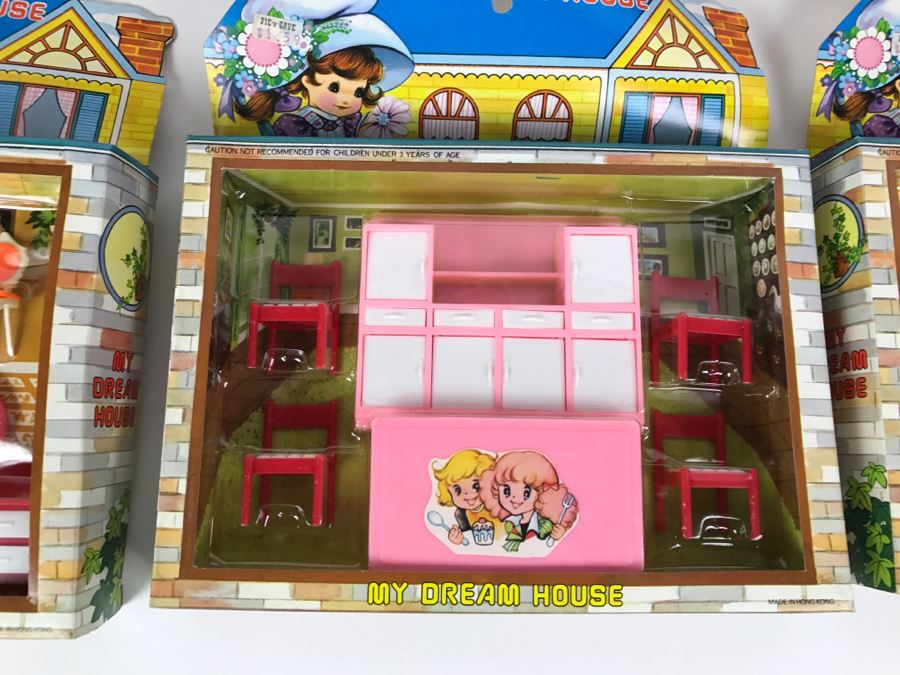 (6) New Doll House Furniture Sets + (2) New Take Along Town Sets [Photo 10]