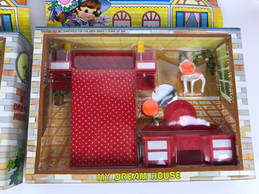 (6) New Doll House Furniture Sets + (2) New Take Along Town Sets [Photo 9]