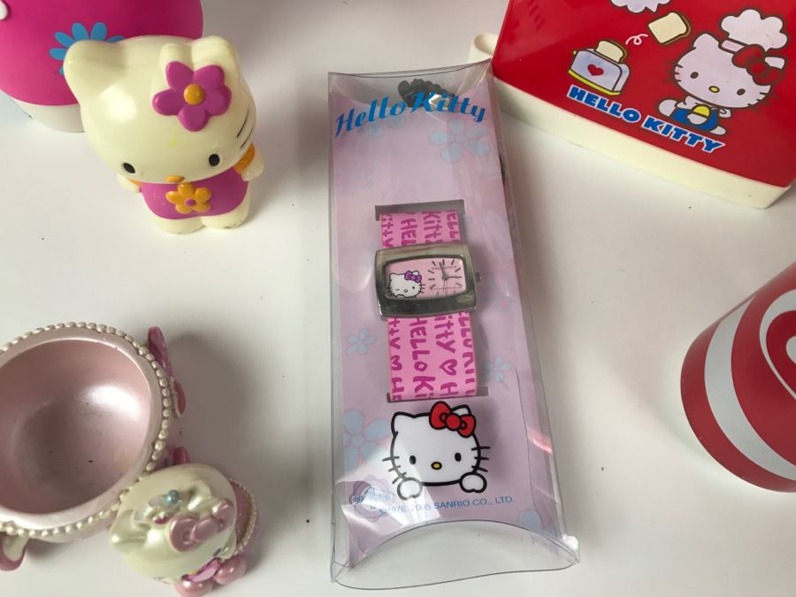 Huge Hello Kitty Lot With Plush Toys And New Hello Kitty Watch [Photo 7]