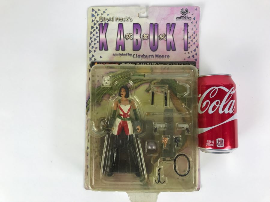 David Mack's KABUKI Moore Action Collectibles Action Figure New In Packaging [Photo 5]