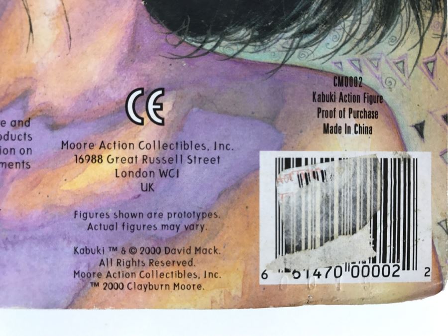 David Mack's KABUKI Moore Action Collectibles Action Figure New In Packaging [Photo 19]