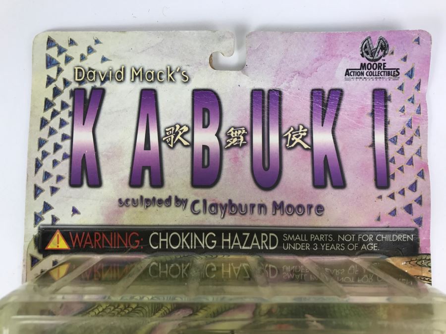 David Mack's KABUKI Moore Action Collectibles Action Figure New In Packaging [Photo 16]
