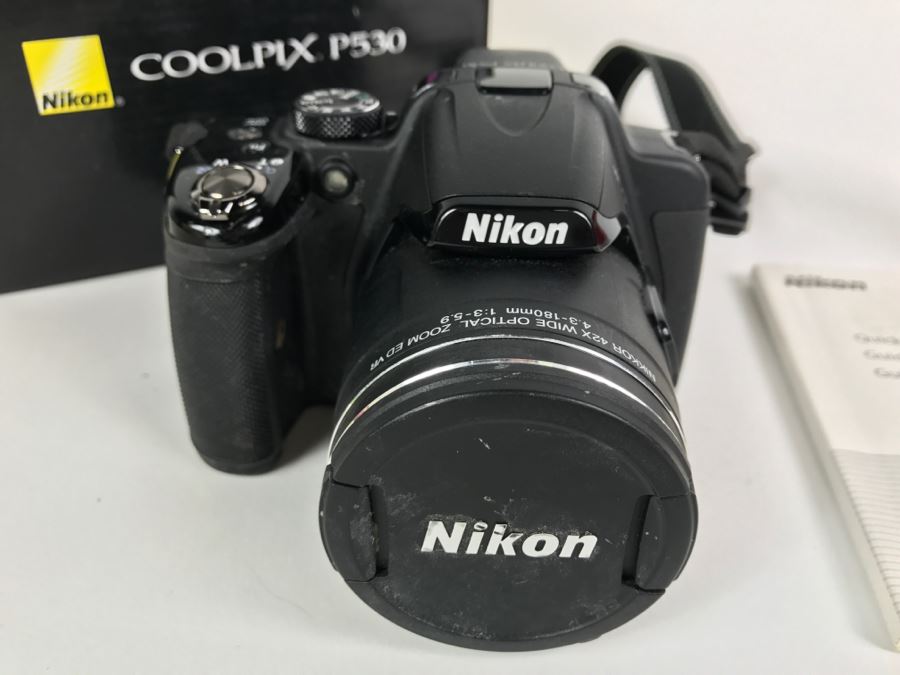 Nikon Coolpix P530 Camera With Box And Manual